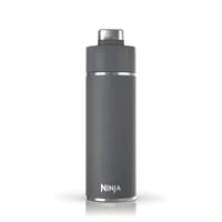 Ninja Thirsti 530ml Termoska Izolovaná Cestovná Fľaša - Sivá Nerezová Termoska na Sýtené, Studené a Teplé Nápoje, s Nepriepustným Vekom 1