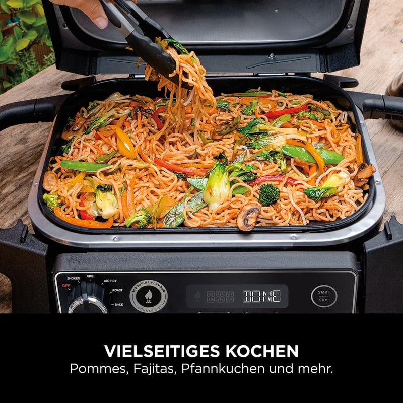 Ninja Woodfire elektromos grillsütő lapos tányér, nem tapadó, eredeti kiegészítő - plancha