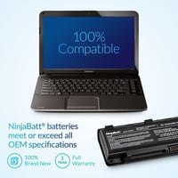NinjaBatt Toshiba Satellite C850 C855 L850 P850 laptop akkumulátor 4400mAh 4