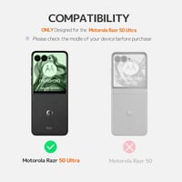 Puzdro NINKI na Motorola Razr 50 Ultra s ochranou pántu – fialové 2
