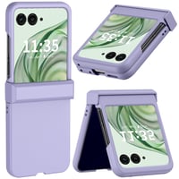 Puzdro NINKI na Motorola Razr 50 Ultra s ochranou pántu – fialové 1