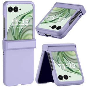 Puzdro NINKI na Motorola Razr 50 Ultra s ochranou pántu – fialové