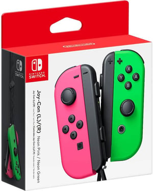 Pár ovládačov Nintendo Switch Joy-Con - zelená/neónová ružová