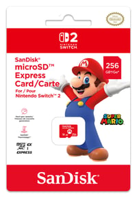 Pamäťová karta SanDisk microSD Express 256 GB pre Nintendo – kompatibilná s konzolou Nintendo Switch 1