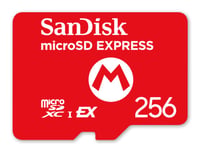 Pamäťová karta SanDisk microSD Express 256 GB pre Nintendo – kompatibilná s konzolou Nintendo Switch 2