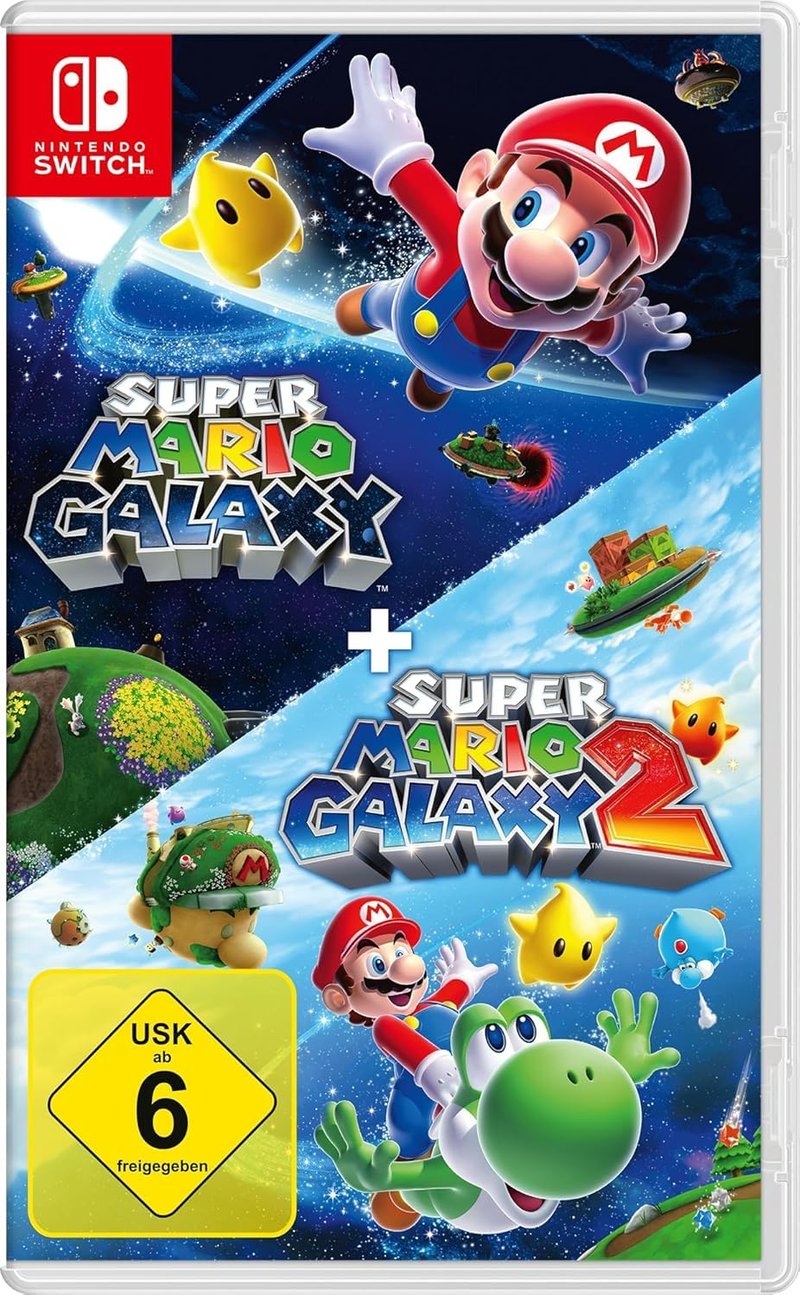 Nintendo Super Mario Galaxy + Super Mario Galaxy 2 játékcsomag