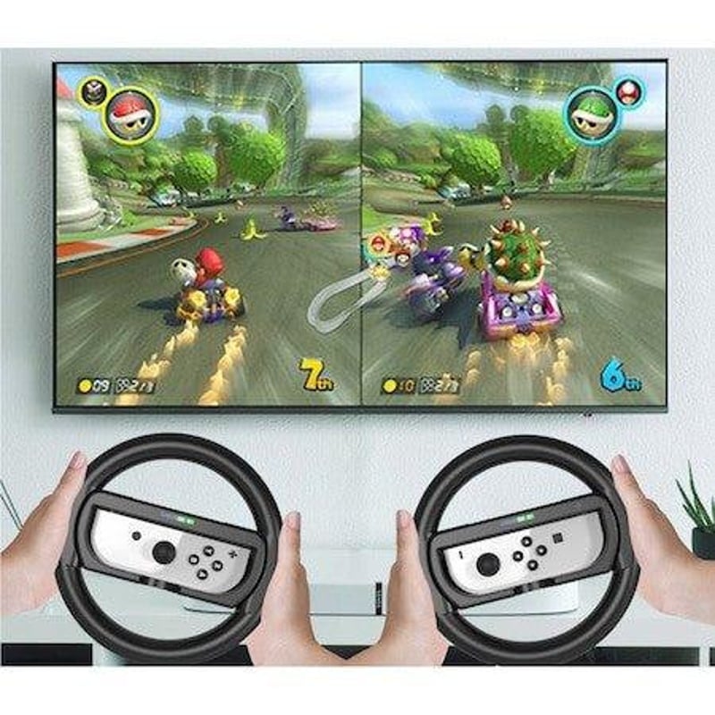 Nintendo Switch Joy-Con kormánykerék szett - 2 darabos, fekete