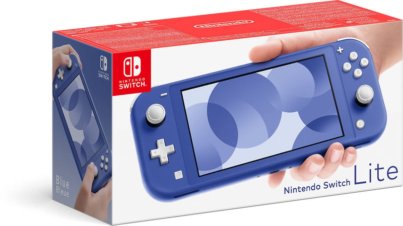 Consolă portabilă Nintendo Switch Lite Albastru pentru copii și adulți