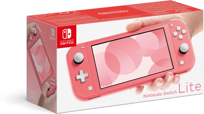 Herná konzola Nintendo Switch Lite – koralová farba, prenosná herná konzola pre deti aj dospelých
