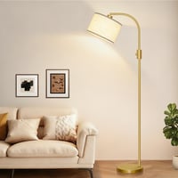 Nintiue podna lampa za dnevni boravak, 165 cm, zlatna lučna lampa, prigušiva, moderna podna svjetiljka 8
