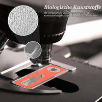 Set de 60 de lamele de microscop cu mostre de animale și plante pentru copii Ninyoon 5