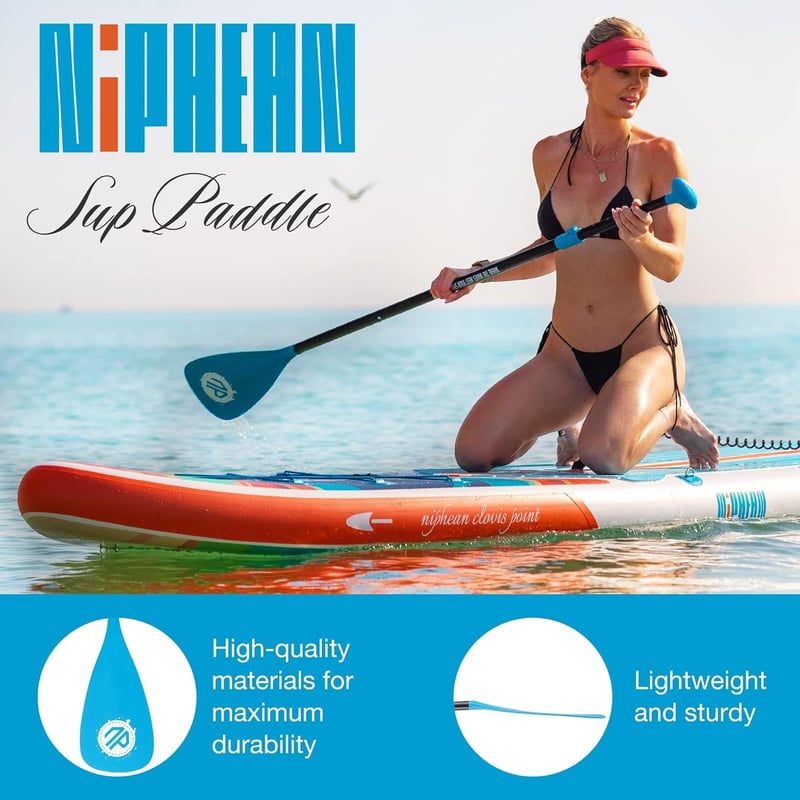 niphean SUP evező, lebegő kajak evező, állítható dupla evező 198-218 cm