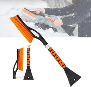Nircho 2u1 strugalica za led s metlicom - Odvojivi alat za snijeg + 3 komada