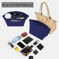 Nircho Longchamp táska szervező, nagy kapacitású zseb betét, kék L méret - L, Blue 3