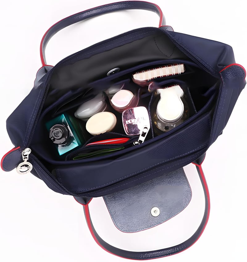 Nircho Longchamp táska szervező, nagy kapacitású zseb betét, kék L méret - L, Blue