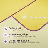 NirvanaShape Mikroszálas Törölköző - Ultrakönnyű Utazótörölköző Kék Színben - Gyorsan Száradó Strandtörölköző Sportoláshoz, Kempingezéshez,  2