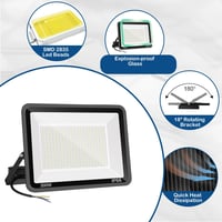 Niserelesa 300W LED reflektor 30000 lm IP66 vízálló kültéri lámpa hidegfehér 2