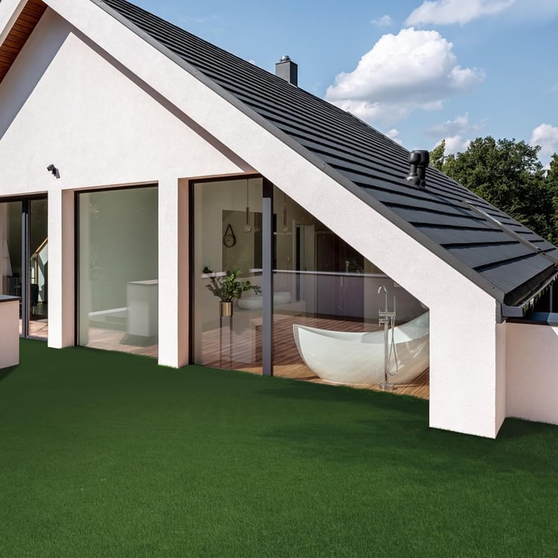 Nisorpa Műfű Szőnyeg Kültéri 2x3m 30mm Magasság Vízáteresztő