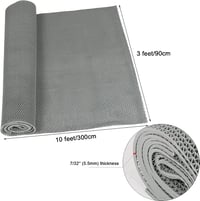 Nisorpa PVC csúszásmentes fürdőszobai szőnyeg 300x90 cm szürke 3