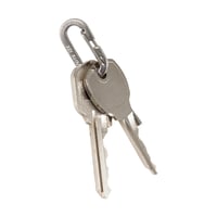 Nerezová karabína Nite Ize MicroLink – balenie 4 ks, nerezové prevedenie 4