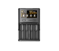 Încărcător Profesional de Acumulatori Nitecore SC4 – 4 Sloturi, pentru Acumulatori Li-Ion, NiMH, NiCd, cu Ecran Color LCD 1