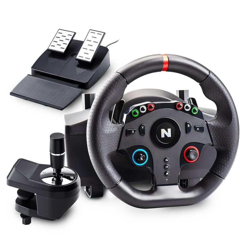 NITHO Drive Pro ONE versenykerék pedálokkal, váltókarral, 270° gaming kormány PC/PS4/Switch/Xbox