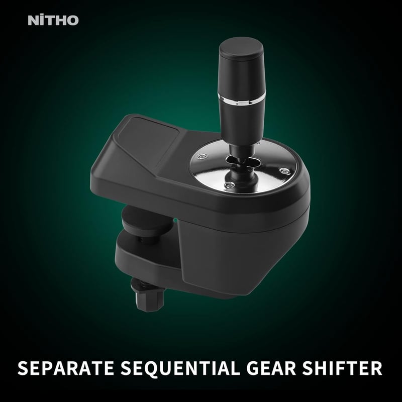 NITHO Drive Pro ONE versenykerék pedálokkal, váltókarral, 270° gaming kormány PC/PS4/Switch/Xbox