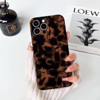 NITITOP Puzdro na iPhone 12 Pro Max s leopardím vzorom, jantárový dizajn, pre ženy a dievčatá, mäkké TPU, kompletná ochrana fotoaparátu 4