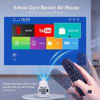 niuniutab 4K 1080P hordozható mini projektor WiFi 6 Bluetooth 5.0 automatikus képkorrekció 6