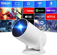 niuniutab 4K 1080P hordozható mini projektor WiFi 6 Bluetooth 5.0 automatikus képkorrekció 5