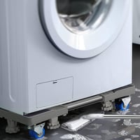 NIUXX Mosógép Alap 8 Lábbal és 4 Kerékkel, Állítható 41,5-65 cm, Csúszásmentes 8