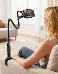 Nixinioo Flexibilis Telefontartó Ágy Gooseneck Állvány iPhone Samsung Kompatibilis 5