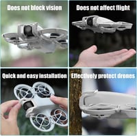 NIXRET DJI Neo gimbal ütközésvédő lökhárító keret fehér színű, karcolásgátló védősín és lencsevédő tartozék 6
