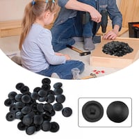 NIYATA Phillips csavarfej takaró kupak 12 mm, fekete - 100 db 5