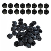 NIYATA Phillips csavarfej takaró kupak 12 mm, fekete - 100 db 1