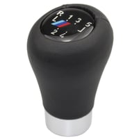 NIYATA BMW Schimbător de viteze 5 Trepte Sportiv Manual pentru Seria E36 E39 E60 E83 E87 E90 E92 - Negru, Ergonomic, Plastic ABS și Piele PU 1
