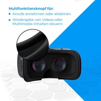 NK 3D VR szemüveg okostelefonhoz (4,7–6,53") - fekete 6