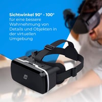 NK 3D VR szemüveg okostelefonhoz (4,7–6,53") - fekete 5
