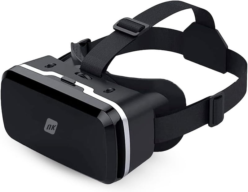 NK 3D VR szemüveg okostelefonhoz (4,7–6,53") - fekete