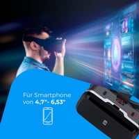 NK 3D VR szemüveg okostelefonhoz (4,7–6,53") - fekete 4