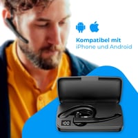 Bezdrôtové Bluetooth 5.0 slúchadlá NK s 450 mAh nabíjacím puzdrom, mikrofónom, funkciou handsfree, 100 mAh batériou, kompatibilné s iPhone a Android 5