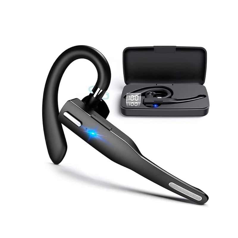 Bezdrôtové Bluetooth 5.0 slúchadlá NK s 450 mAh nabíjacím puzdrom, mikrofónom, funkciou handsfree, 100 mAh batériou, kompatibilné s iPhone a Android