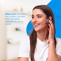 Bezdrôtové Bluetooth 5.0 slúchadlá NK s 450 mAh nabíjacím puzdrom, mikrofónom, funkciou handsfree, 100 mAh batériou, kompatibilné s iPhone a Android 7