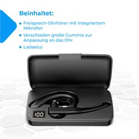 Bezdrôtové Bluetooth 5.0 slúchadlá NK s 450 mAh nabíjacím puzdrom, mikrofónom, funkciou handsfree, 100 mAh batériou, kompatibilné s iPhone a Android 4