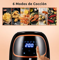 NK Digital Forró Levegős Fritőz 2L, 6 Program, 1000W, 200°C 3