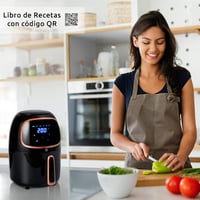 NK Digital Forró Levegős Fritőz 2L, 6 Program, 1000W, 200°C 2