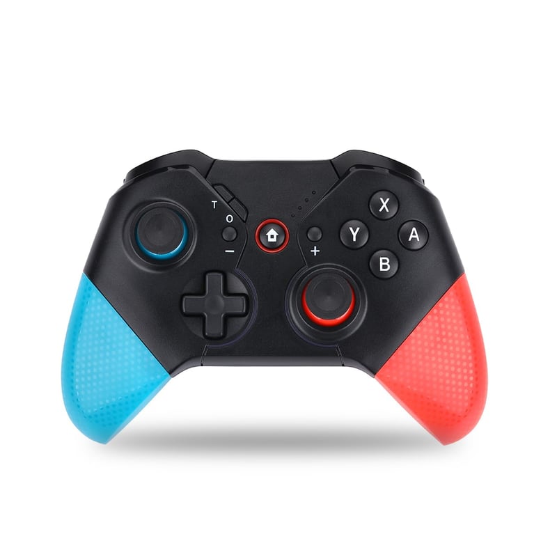 NK Pro Switch Wireless kontroller – Makró, Turbo, Gyro, Dual Vibration, RGB fény – Fekete/Piros/Kék
