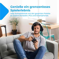 NK Pro Switch Wireless kontroller – Makró, Turbo, Gyro, Dual Vibration, RGB fény – Fekete/Piros/Kék 7