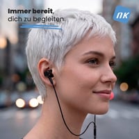 NK USB-C slušalice s mikrofonom, in-ear headset, kabel 1,2 m, kontrola glasnoće i reprodukcije, 10 mm stereo zvuk, ergonomske, kompatibilne s iPhoneom i USB-C uređajima 6