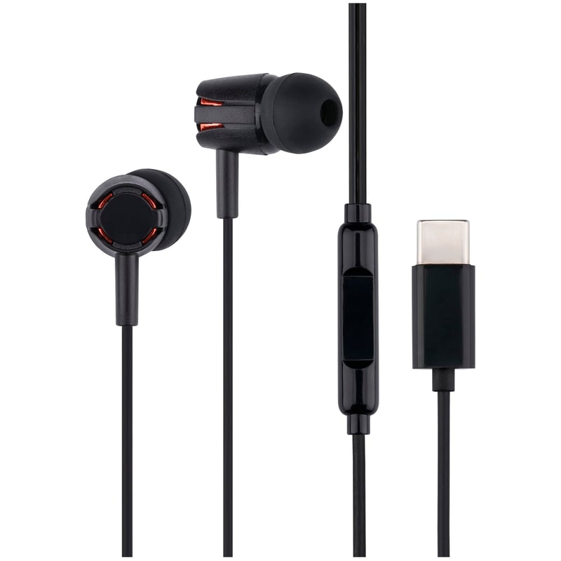 NK USB-C slušalice s mikrofonom, in-ear headset, kabel 1,2 m, kontrola glasnoće i reprodukcije, 10 mm stereo zvuk, ergonomske, kompatibilne s iPhoneom i USB-C uređajima
